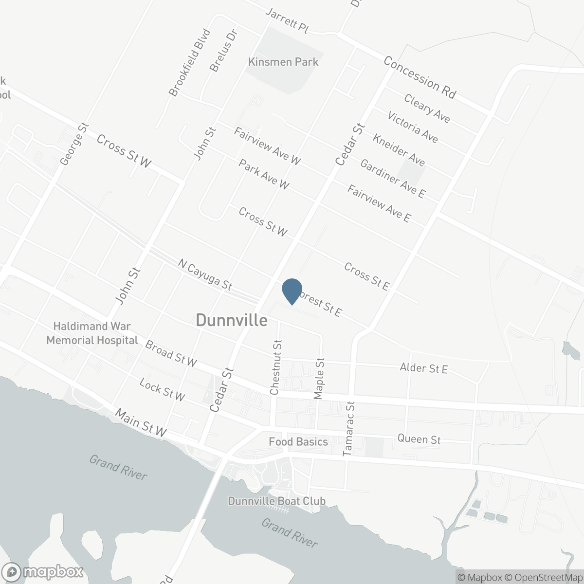 124 FOREST Street E, Dunnville, Ontario N1A 1C1
